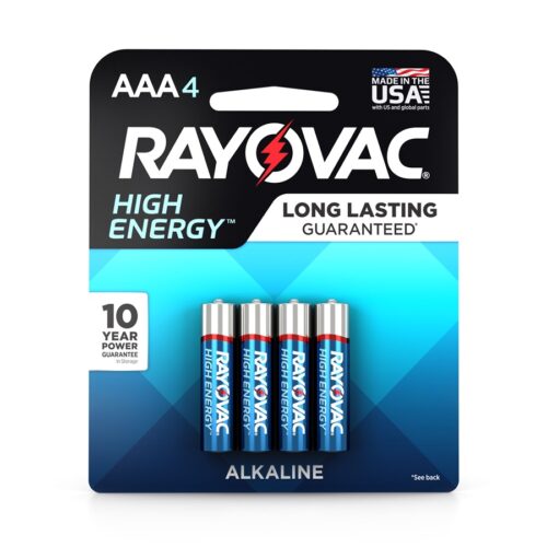 AAA High Energy Alkaline Batteries carded pack