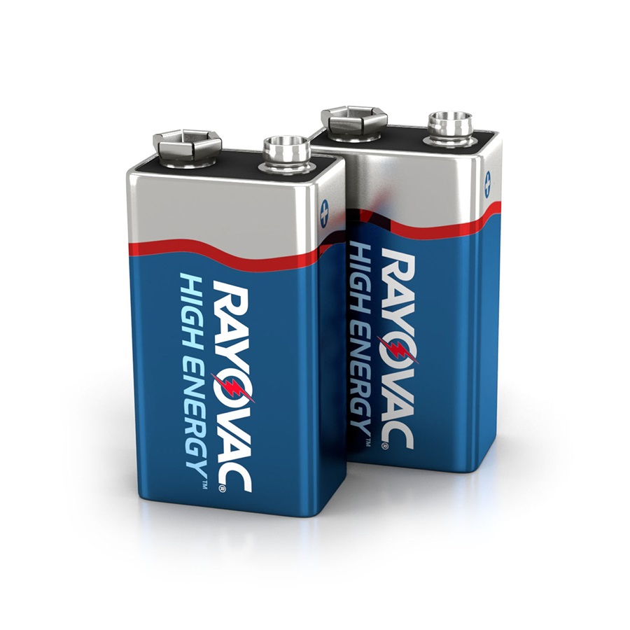 9V High Energy Alkaline Batteries
