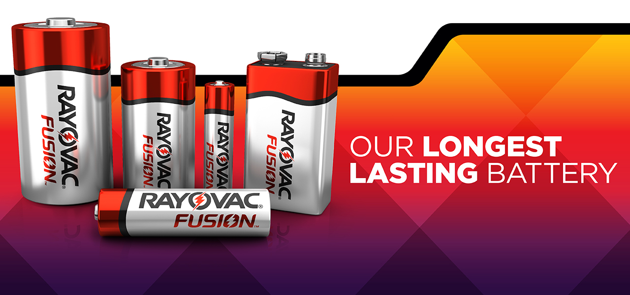 Rayovac Fusion C batteries longest lasting