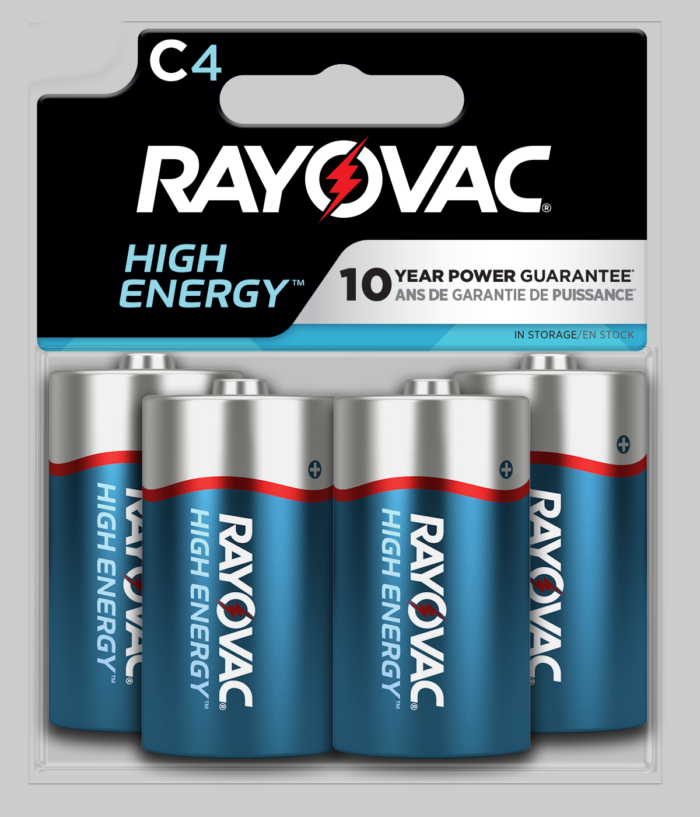 Rayovac High Energy C batteries pack of 4